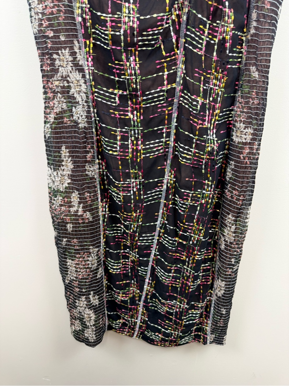 Anthropologie x Byron Lars beauty mark embroidered sheath dress 12 - Picture 6 of 12
